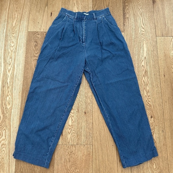 OAK + FORT BLUE HIGH WAISTED PANTS - 2 - Picture 6 of 17